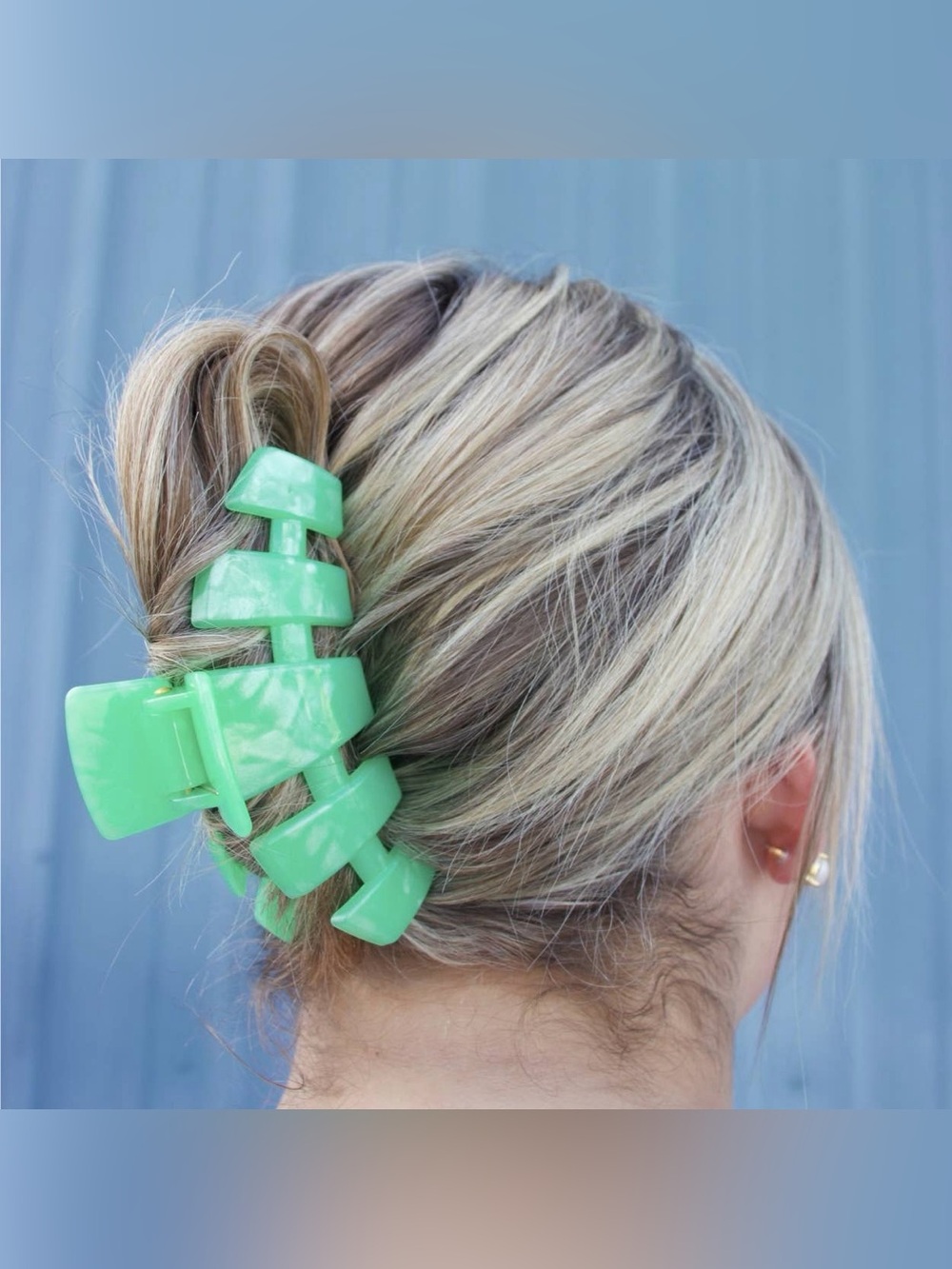 TELETIES - Classic Hair Clip | Large | Spring Splash